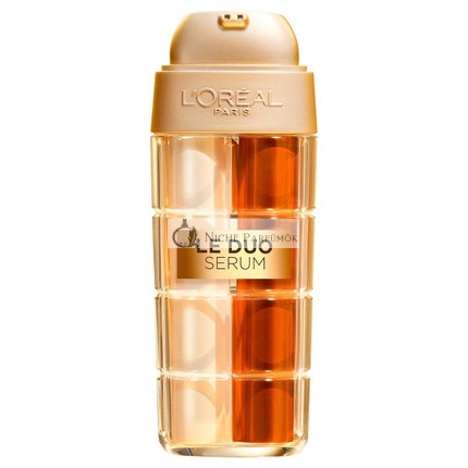 L'Oréal Paris Anti-Aging Serum for All Skin Types Double Action Firming and Brightening Soft and Nourished Skin No Wrinkles with Collagen and Vitamins B3 and C Age Perfect 30ml