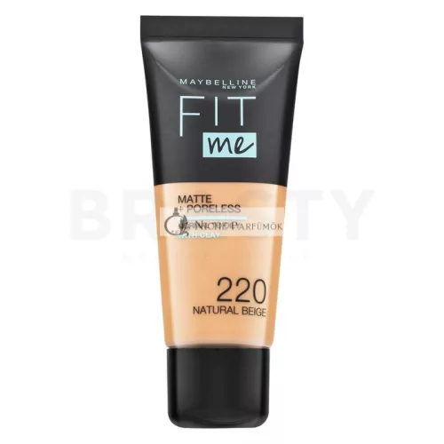 Maybelline Fit Me! Foundation Matte + Poreless Liquid Makeup with Mattifying Ink 220 Natural Beige 30 ml