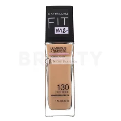   Maybelline Fit Me! Luminous + Smooth Foundation Liquid Makeup with Mattifying Ink 130 Buff Beige 30 ml