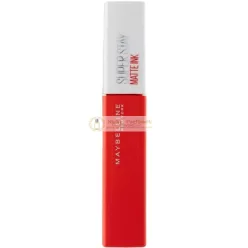   Maybelline Superstay Matte Ink Longlasting Liquid Orange Red Lipstick 12 Hour Wear Non Drying 25 Heroine