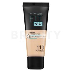   Maybelline Fit Me! Foundation Matte + Poreless Liquid Makeup with Mattifying Effect 110 Porcelain 30 ml