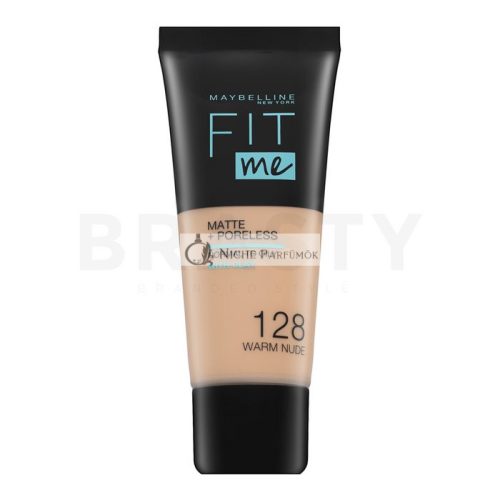 Maybelline Fit Me! Foundation Matte + Poreless Liquid Makeup with Mattifying Ink 128 Warm Nude 30 ml