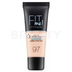   Maybelline Fit Me! Foundation Matte + Poreless Liquid Makeup with Mattifying Ink 097 Natural Porcelain 30 ml