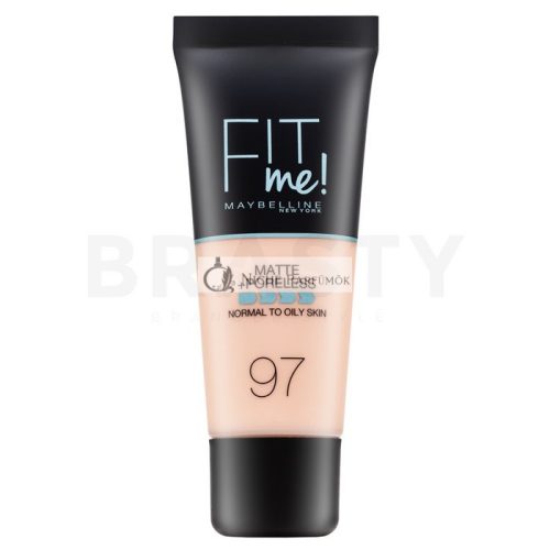Maybelline Fit Me! Foundation Matte + Poreless Liquid Makeup with Mattifying Ink 097 Natural Porcelain 30 ml