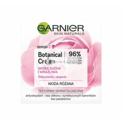 Garnier Botanical Face Cream With Rose Water For Dry And Sensitive Skin 50ml