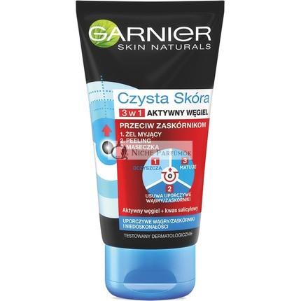 Garnier - Pure Score Intensive Charcoal 3in1 Face Wash 150ml