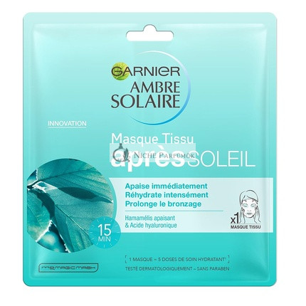 Garnier Ambre Sunscreen Mask Moisturizing/Regenerating Fabric
