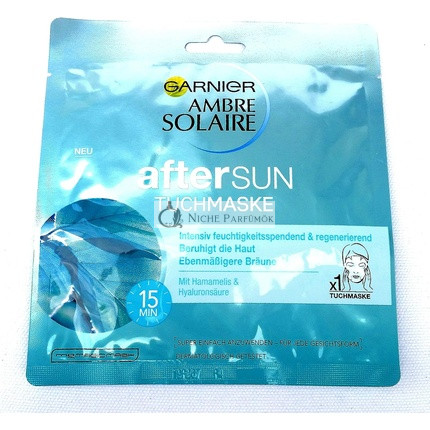 Garnier Ultra Moisturizing  and Regenerating After-Sun Sheet Mask