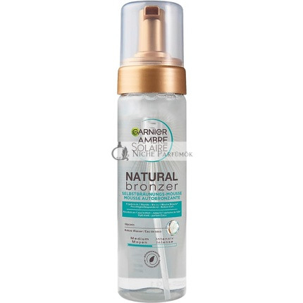 Garnier Self-Tanning Mousse Nourishing Self-Tanning for a Natural and Stain-Free Tan Ambre Solaire Natural Bronzer 200ml