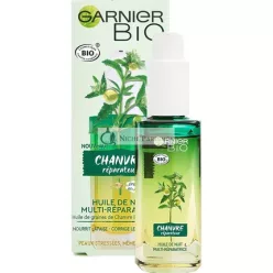   Garnier Organic Multi-Repairing Night Oil for Face with Nourishing Hemp & Vitamin E 30ml