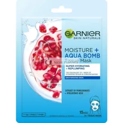   Garnier Skin Naturals Moisture + Aqua Bomb Fabric Mask with Pomegranate Extract 28g