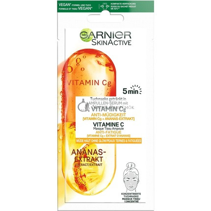 Garnier Anti-Fatigue Face Mask with Vitamin C and Pineapple Extract 15g