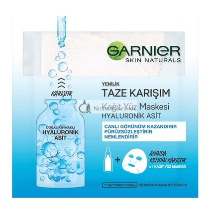 Garnier Skin Naturals Hyaluronic Acid Ampoule Sheet Mask 15g