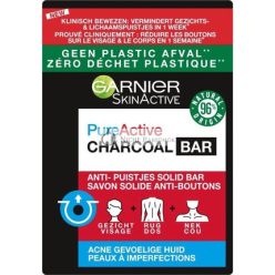   Garnier Skinactive Pure Active Charcoal Facial Cleansing Bar 100 Gr