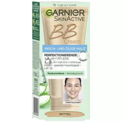   Garnier SkinActive BB Cream All-in-1 Day Care with Hyaluronic Acid and Aloe Vera SPF 25 Medium 50ml