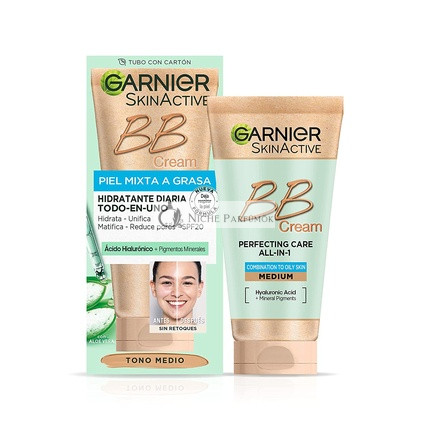 Garnier SkinActive BB Cream for Combination to Oily Skin SPF25 Medium 50ml