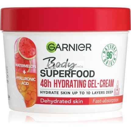 Garnier Superfood 48h Hydrating Gel-Cream - Watermelon, Hyaluronic Acid, 380ml