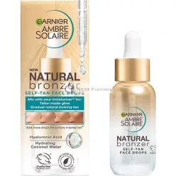   Garnier Ambre Solaire Natural Bronzer Self Tan Face Drops 30ml