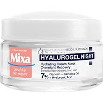 Hyalurogel Hydrating Cream-Mask Overnight Recovery 50ml