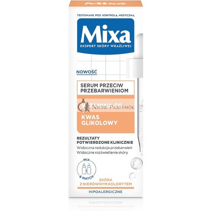 Mixa Anti-Discoloration Facial Serum with Vitamin CG and Glycolic Acid