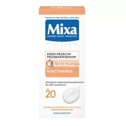   Mixalab Radiance Fluid Face Cream With Vitamin C And Spf20 For Imperfections 50ml