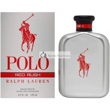 Ralph Lauren Polo Red Rush Eau De Toilette For Men Spray 4.2oz