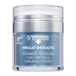   IT Cosmetics Hello Results Wrinkle-Reducing Daily Retinol Serum-in-Cream with Niacinamide, Vitamin B5 & Vitamin E 1.7 fl oz