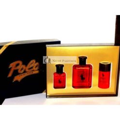   Ralph Lauren Polo Red 3-Piece Set EDT 125ml + 40ml + 75ml Deostick