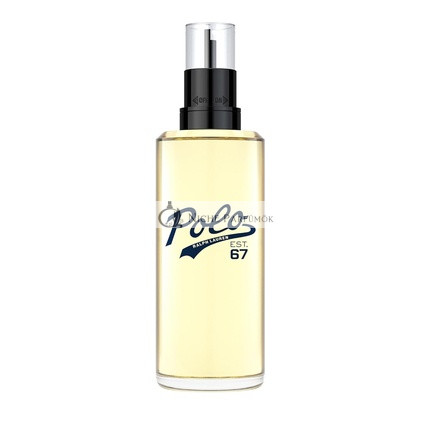 Ralph Lauren Polo 67 Eau de Toilette Cologne for Men Woody Solar Scent With Pineapple Bergamot Vetiver 5.1 Fl Oz Refill
