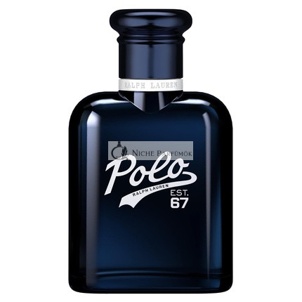 Ralph Lauren Polo 67 Eau de Toilette Cologne for Men Woody Solar Scent With Pineapple Bergamot Vetiver 2.5 Fl Oz