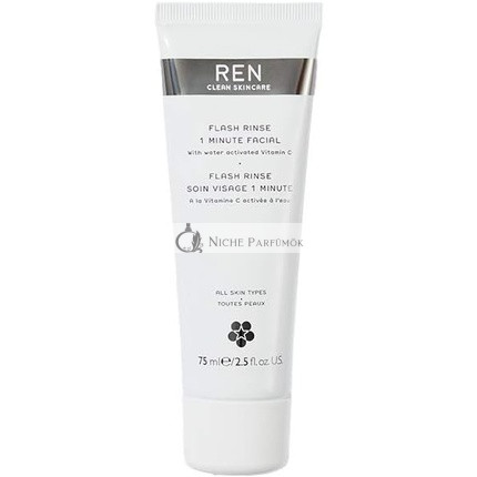 REN Clean Skincare Flash Rinse 1 Minute Facial 75ml