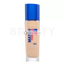   Rimmel London Match Perfection 24HR SPF20 Foundation Liquid Makeup for Even and Bright Skin 081 Fair Ivory 30 ml