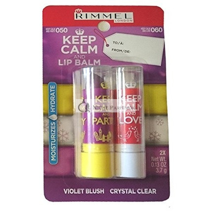 Rimmel Keep Calm and Love Lip Balm in Violet Blush