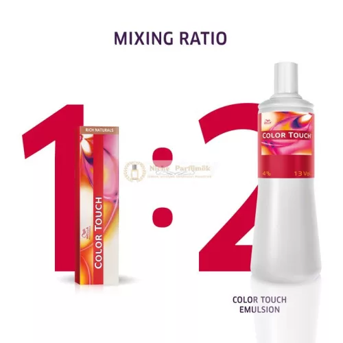 Wella Professionals Color Touch Rich Naturals Professional Demi-Permanent Hair Color with Multi-Dimensional Effect 7/86 60 ml
