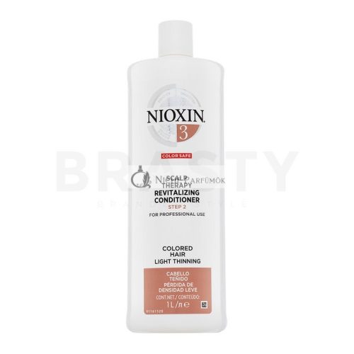 Nioxin System 3 Scalp Therapy Revitalizing Conditioner for Fine Color-Treated Hair 1000 ml