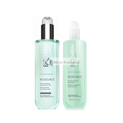 Biotherm Biosource 24h Hydrating Toner Normal Skin 400ml + Make Up Removing Milk 400ml