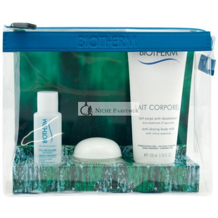 Biotherm Travel Kit AQUASOURCE Care Set Gift Set 3-Piece