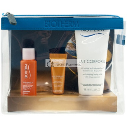 Biotherm Travel Kit BLUE THERAPY Care Set Gift Set 3-Piece