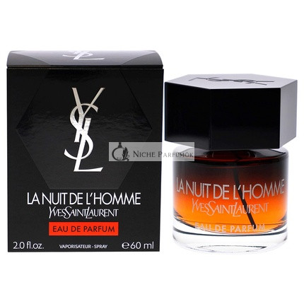 Yves Saint Laurent La Nuit De LHomme Men 2oz EDP Spray Cedar Lavender