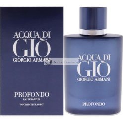   Giorgio Armani Acqua di Gio Profondo Unisex Eau de Parfum 75ml Spray Black