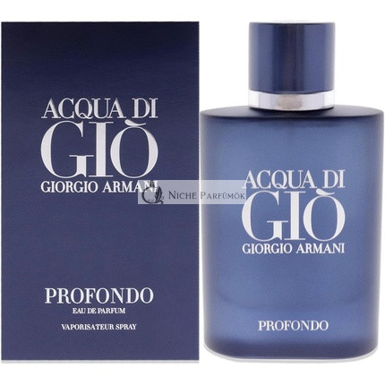 Giorgio Armani Acqua di Gio Profondo Unisex Eau de Parfum 75ml Spray Black