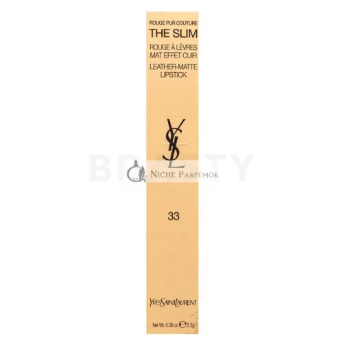 Yves Saint Laurent Rouge Pur Couture The Slim Matte Lipstick in 33 Orange Desire 2.2 g