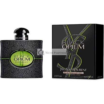 YSL Black Opium Green Eau De Parfum Floral 75ml