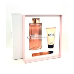   Lancome Idole Aura Gift Set  Eau de Parfum Nectar 50ml -Power Cream - Body Cream 50ml -  Eau de Parfum Miniature Nectar 5ml