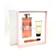 Lancome Idole Aura Gift Set  Eau de Parfum Nectar 50ml -Power Cream - Body Cream 50ml -  Eau de Parfum Miniature Nectar 5ml