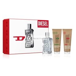   Diesel D Gift Set 100ml Eau De Toilette, 75ml Shower Gel, 75ml Moisturiser