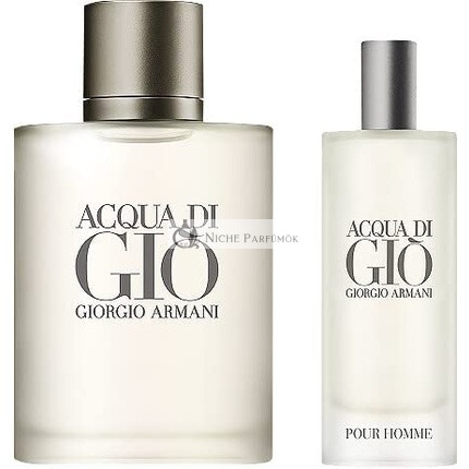 Giorgio Armani Acqua di Gio Eau de Toilette 50ml Spray+15ml Travel Spray