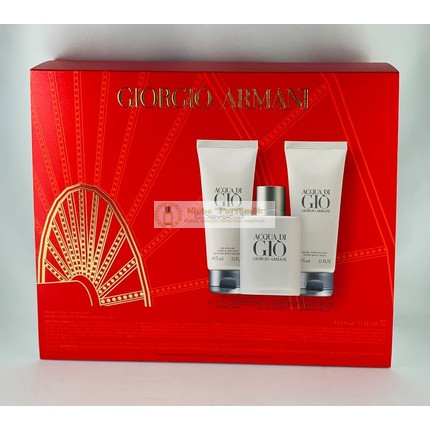 Giorgio Armani Tusfürdő + EDT + Borotválkozás utáni balzsam