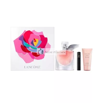 Lancome La Vie Est Belle Gift Box - Eau de Parfum 50ml, Body Lotion 50ml, and Mini Mascara