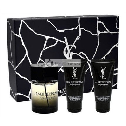 Yves Saint Laurent La Nuit de L'Homme 100ml EDT & 50ml Shower Gel